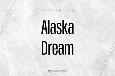 Alaska Dream Font | Sans Serif Free Download