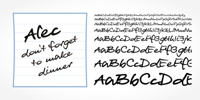 Alec Handwriting Free Download