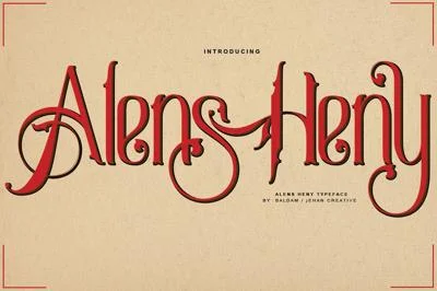 Alens Heny Font