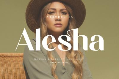 Alesha - Modern Sans Font Free Download