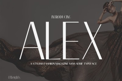 Alex Sans Serif Font Family