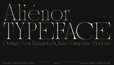 Alienor Display Font