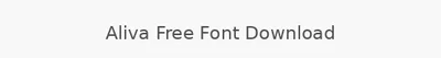 Aliva Free Font Download