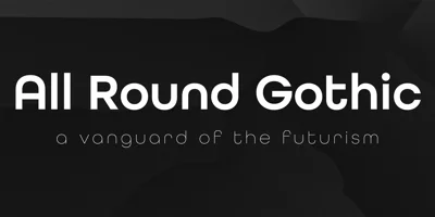 All Round Gothic Font
