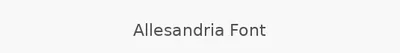 Allesandria Font
