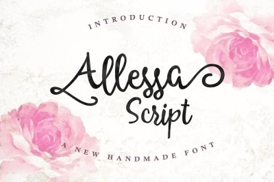 Allessa Script Font