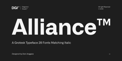 Alliance Font