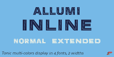 Allumi Inline Font Free Download