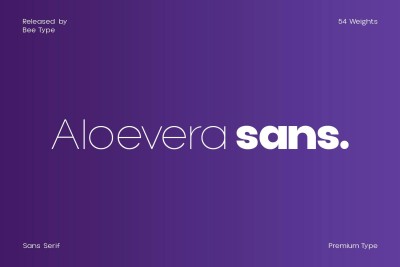 Aloevera Display Font