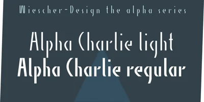 Alpha Charlie Font