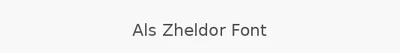 Als Zheldor Font