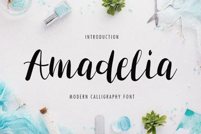 Amadelia Typeface