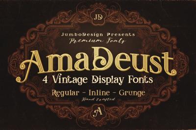 AmaDeust - Display Font Free Download