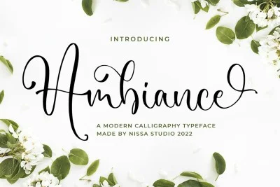 Ambiance - Wedding Font