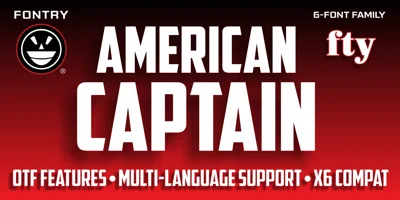 American Captain Font