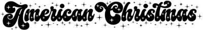 American Christmas Font