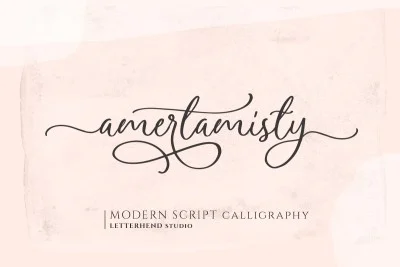 Amerta Misty Script Font