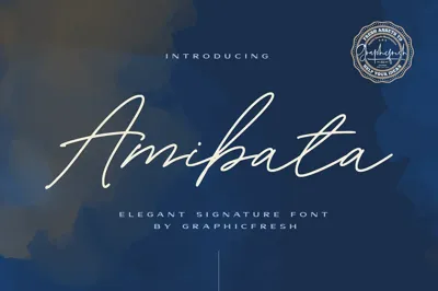 Amibata - Elegant Signature Font Free Download