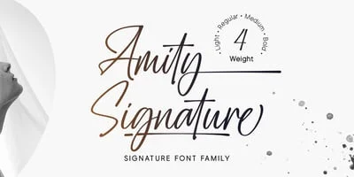 Amity Signature Font