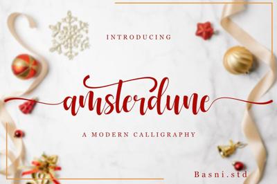 Amsterdune - Modern Calligraphy Free Download