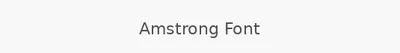 Amstrong Font