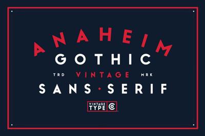 Anaheim Gothic Font Free Download