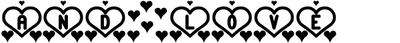 And Love St Font