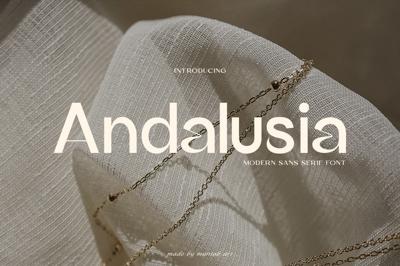 Andalusia Modern Sans Serif Free Download