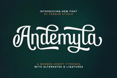 Andemyla Script Font