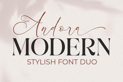 Andora Modern Font Duo Free Download