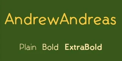Andrew Andreas Font