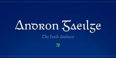 Andron 2 EIR Corpus Font