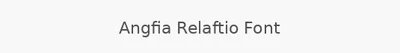 Angfia Relaftio Font