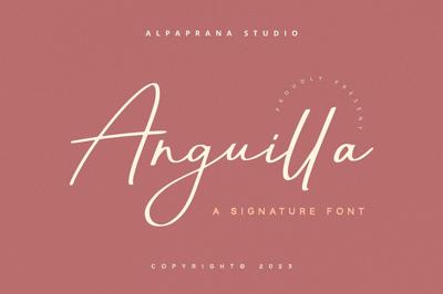 Anguilla - Signature Font Free Download