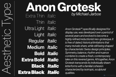 Anon Grotesk Font