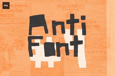 Anti-Font #4 Free Download