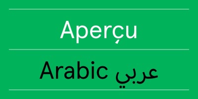 Apercu Arabic Font