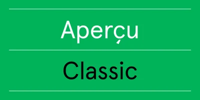 Apercu Font