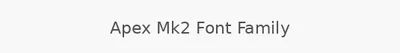 Apex Mk2 Font Family
