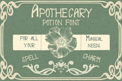 APOTHECARY POTION font Free Download