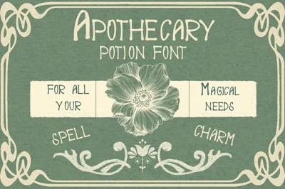 APOTHECARY POTION font