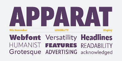 Apparat Semi Condensed Font