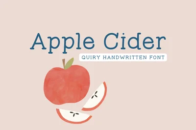 Apple Cider Font