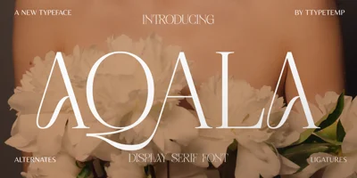 Aqala Display Font