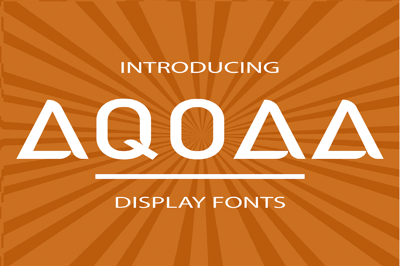 Aqoaa Regular Display Fonts Free Download