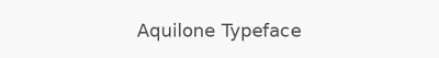 Aquilone Typeface
