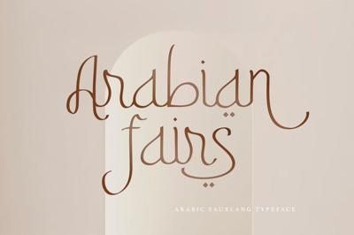 Arabian Fairs - Fauxlang Arabic Font Free Download