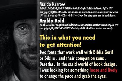 Araldo-two loose free headline fonts Free Download