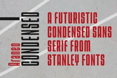 Araneo Condensed Medium Font