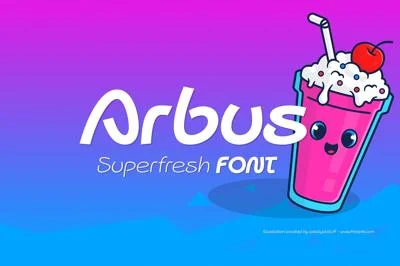 Arbus light & funny childfont bundle